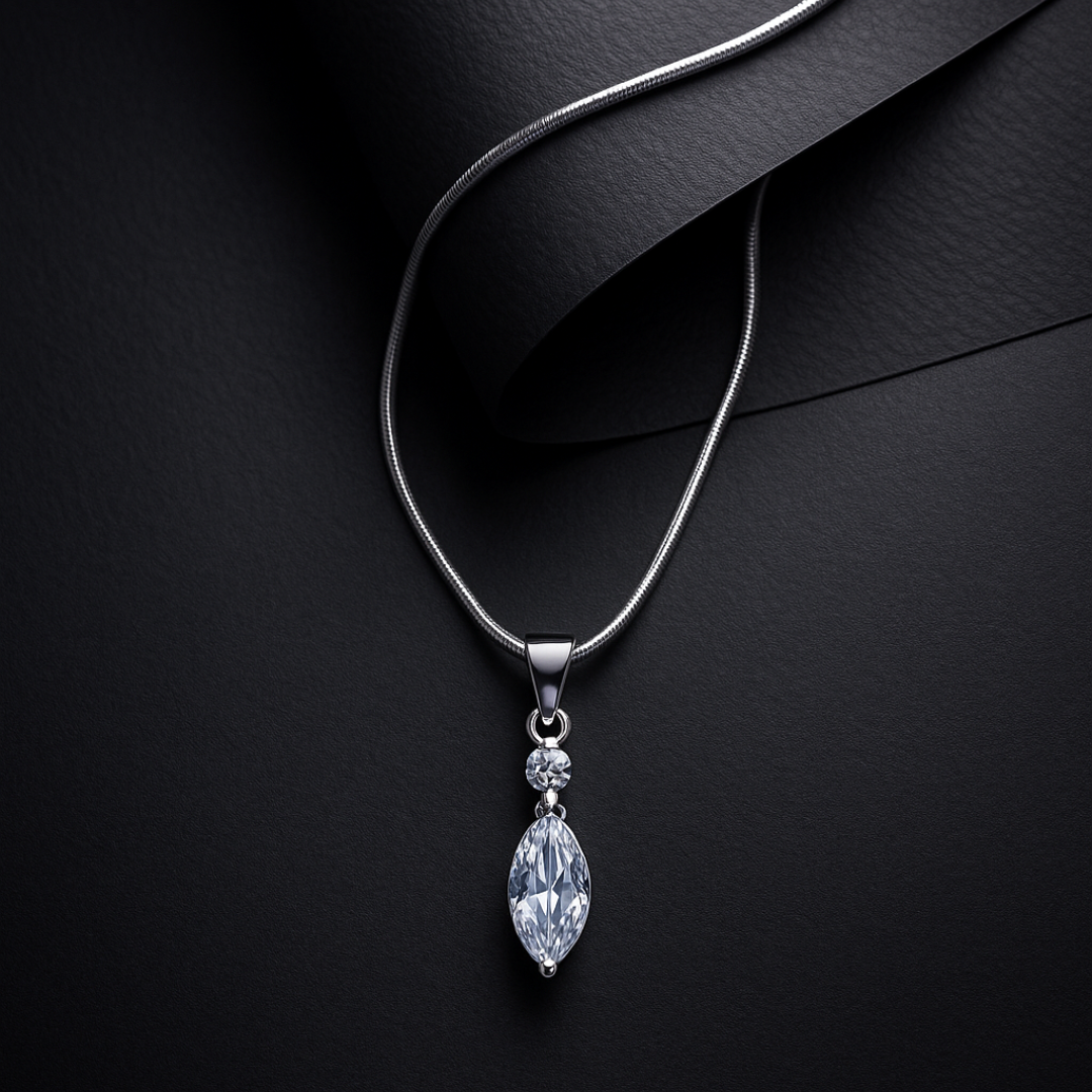 Marquise Shape zircon pendent